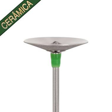  Disco Diamantado Concavo com Mandril - Odontomega