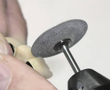  Disco Diamantado Concavo com Mandril - Odontomega