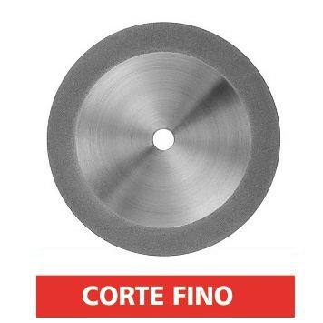  Disco Diamantado Dupla Face s/ Mandril - OdontoMega