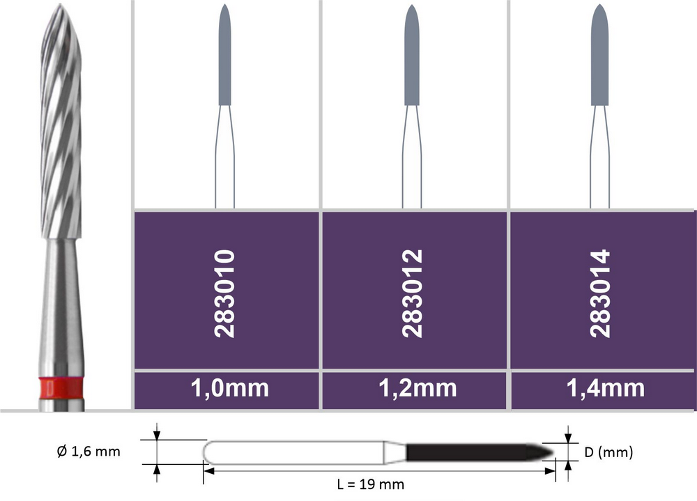  Brocas Multilaminadas C�nica 283012 FG - 12 l�minas - MIG Tools