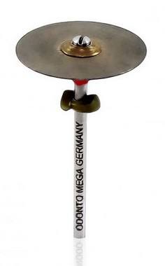 Disco Diamantado Sinterizado R�gido com Mandril - OdontoMega<br>Discos de Corte - R$ 323,37