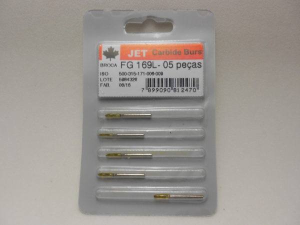 BROCA JET CARBIDE FG 169L - 05 PE�AS<br>Brocas Carbide - R$ 0,00