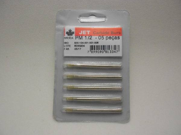 BROCA JET CARBIDE PM 1/2 - 05 PE�AS<br>Brocas Carbide - R$ 0,00