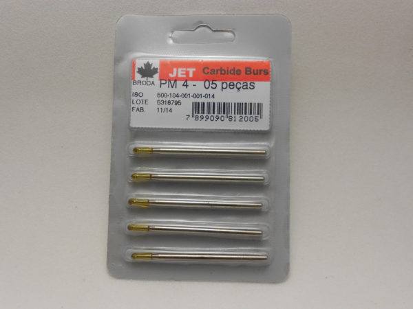 BROCA JET CARBIDE PM 4 - 05 PE�AS<br>Brocas Carbide - R$ 0,00