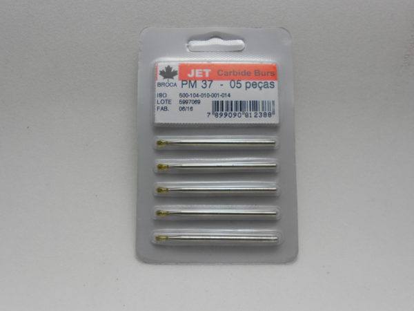 BROCA JET CARBIDE PM 37 - 05 PE�AS<br>Brocas Carbide - R$ 0,00