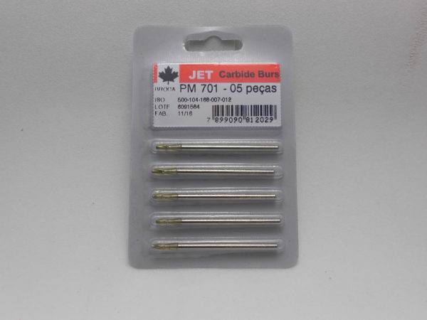 BROCA JET CARBIDE PM 701 - 05 PE�AS<br>Brocas Carbide - R$ 0,00