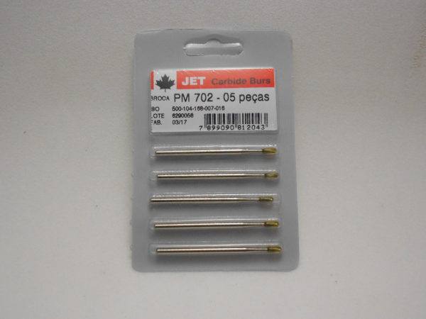 BROCA JET CARBIDE PM 702 - 05 PE�AS<br>Brocas Carbide - R$ 0,00